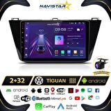 VW Tiguan 2+32 GB Kablosuz Carplay 2016-2020 Android 13 Navigasyon Multimedya Sistemi