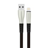 Konfulon S89 Metal Uçlu Lightning Kablo iphone Uyumlu 1M 2.4A - Siyah