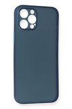 Newface Apple iPhone 12 Pro Max Kılıf PP Ultra İnce Kapak - Mavi