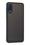 Newface Samsung Galaxy A02 Kılıf Montreal Silikon Kapak - Lacivert