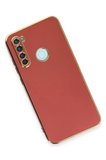 Newface Xiaomi Redmi Note 8 Kılıf Volet Silikon - Kırmızı
