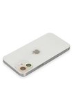 Newface Apple iPhone 12 Mini Renkli Kamera Lens Koruma Cam - Sarı-Turuncu