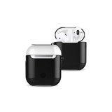 Newface Apple Airpods 2 (2.nesil) 3in1 Kılıf - Siyah-Beyaz