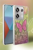 Newface Xiaomi Redmi Note 13 Pro 4G Kılıf Blade Aynalı Desenli Kapak - Desen 6