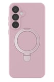 Newface Samsung Galaxy A55 5G Regal Magsafe Standlı Kapak - Açık Pembe