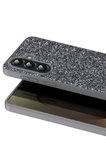 Onegif Samsung Galaxy A17 5G Bright Simli Kapak - Gümüş