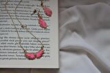 El Yapımı Melek Kanadı Kolye Küpe Miyuki Set