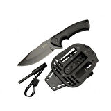 Columbia Company Tnt-1020-b Siyah Çubuklu Avcı Bıçağı