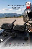 Delux Serisi Torima Motosiklet Helmet İnterkom Ejeas Double V6PRO+ 2li Arkadaş Bağlantı Grup