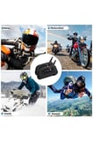 Delux Serisi Torima Motosiklet Helmet İnterkom Ejeas Double V6PRO+ 2li Arkadaş Bağlantı Grup