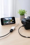 Özel Üretim Torima Kamera Adaptörü Type-c to Usb JH01515 Beyaz Mobil Okul Seyahat