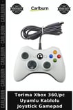 Premium Torima Xbox 360/pc Uyumlu Kablolu Joystick Gamepad Cihaz Arayüz Elektronik