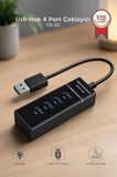 Özel Üretim Torima Usb Hub 4 Port Çoklayıcı 3.0 Çoğaltıcı YD32 Siyah Masaüstü Veri Çalışma