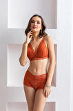 Bralet Sütyen Boxer Takım Kiremit (brf31813)