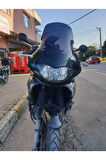 Honda Transalp XL 650 Siperlik Ön Cam 2000 2008 Model 54cm Siyah Renkli 4mm