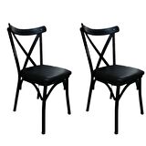 Mutfak Sandalye Cafe Sandalye Salon Sandalye Çapraz Tonet Sandalye- 2 ADET FİYATIDIR