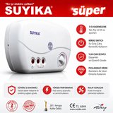 Suyıka Elektrikli Şofben Ani Su Isıtıcı Beyaz 7500 W 3 Kademeli