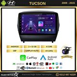 Hyundai Tucson 2+32GB Kablosuz Carplay 2009-2015 Android 13 Navigasyon Multimedya Sistemi 