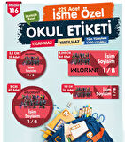 Okul Etiketi Valorant Temalı Kalem Defter Etiketi Özel İsim Yazılabilen Etiket Seti - İsim Etiketi-T1034-OE116