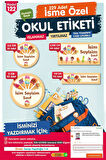 Okul Etiketi  İcecream Temalı Kalem Defter Etiketi Özel İsim Yazılabilen Etiket Seti - İsim Etiketi-T1044-OE122