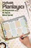 Haftalık Planlayıcı To do list Spiralli Not Defteri Planner Orman-T1184