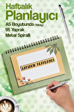 Haftalık Planlayıcı To do list Spiralli Not Defteri Planner Yaprak-T1185