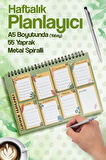 Haftalık Planlayıcı To do list Spiralli Not Defteri Planner Yaprak-T1185
