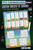 Kalemli A4 çarpım tablosu Sudoku  A4 Yaz Sil Pvc Kaplı-Kalem Hediyeli-T1465