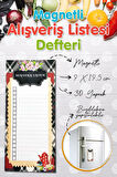 Buzdolabı Magnetli Alışveriş Listesi Not Defteri BD-T427