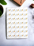 Tebrikler Mezun Oldun Yazılı Sticker Etiket  - Karne Mezuniyet Hediyesi Etiketi 35 adet -T468