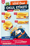 Okul Etiketi Kalem Defter Etiketi Özel İsim Yazılabilen Etiket Seti - İsim Etiketi-T527-OE83