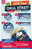 Okul Etiketi Kalem Defter Etiketi Özel İsim Yazılabilen Etiket Seti - İsim Etiketi-T538-OE92