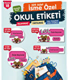 Okul Etiketi  Lol Bebek Kalem Defter Etiketi Özel İsim Yazılabilen Etiket Seti - İsim Etiketi-T550-OE18