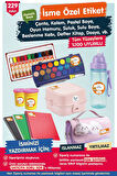 Okul Etiketi Mini Mouse Kalem Defter Etiketi Özel İsim Yazılabilen Etiket Seti - İsim Etiketi-T559-OE30