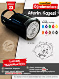 İsme Özel Öğretmenlere   Aferin Kaşesi - Aferin Mühürü M23-T666