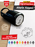İsme Özel Öğretmenlere   Aferin Kaşesi - Aferin Mühürü M23-T666