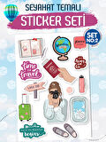 Seyahat Temalı Bavul Sticker Etiket Çıkartma S2 (Laptop Tablet Suluk Telefon Valiz Defter Kitap)-T970