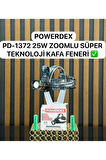 Pd-1372 Şarjl Edilebilir Pilli 25w Zoomlu Kafa Lambası