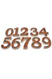 Yılmazel Kapı Numarası Süsü El Yapımı Seramik Lale Desen Numara, (Apartman,Villa, Yazlık, Ofis, Daire, Mağaza önü)