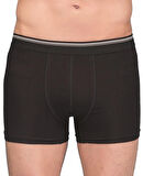 Berrak 3 Adet Siyah Renk Likralı Boxer