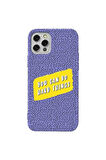 Iphone 13 Pro Max Lila Renkli Silikon Telefon Kilifi - You Can