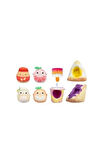 Çocuk Oyuncakları SQ MM0018 Micromallows 4 figür 4 Aksesuar Set -Necotoys Kız Erkek Çocuk Oyuncak Eğ