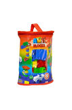 Kız Erkek Çocuk Oyuncak ANT081 Ant Blocks 80 Parça Çantalı Blok Seti Kız Erkek Çocuk Oyuncak Eğitici