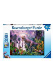 Kız Erkek Çocuk Oyuncak 128921 Dinozorlar 200 parça XXL Ravensburger Puzzle Kız Erkek Çocuk Oyuncak