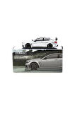 Kız Erkek Çocuk Oyuncak Tarmac Works 1/64 Mercedes-Benz C 63 AMG Coupé Series Silver Metallic Kız Er