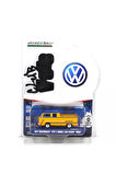 Kız Erkek Çocuk Oyuncak Greenlight 1/64 Club Vee-Dub Series 19- 1977 Volkswagen Type 2 Double Cab Pi