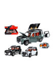Kız Erkek Çocuk Oyuncak XHD-B2432 -Vardem Çek Bırak Işıklı ve Sesli Kapıları Açılan Lr Jeep 1:24 Kız