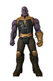 Kız Erkek Çocuk Eğlenceli Oyuncaklar Süper Kahraman Thanos-sesli Figür 30Cm Oyuncak 8818-14/t