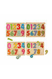 Kız Erkek Çocuk Oyuncak 5215 -Wooden Puzzle Numbers 10 Parça Kız Erkek Çocuk Oyuncak Eğitici Oyuncak