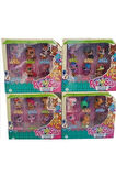 Kız Erkek Çocuk Eğlenceli Oyuncaklar Littlest Pet Shop Neşeli Oyuncak Minişler 6'lı Miniş Ailesi Oyu